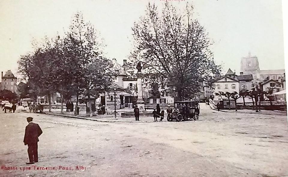 place république 1905, photo ancienne Villefranche de Rouergue
