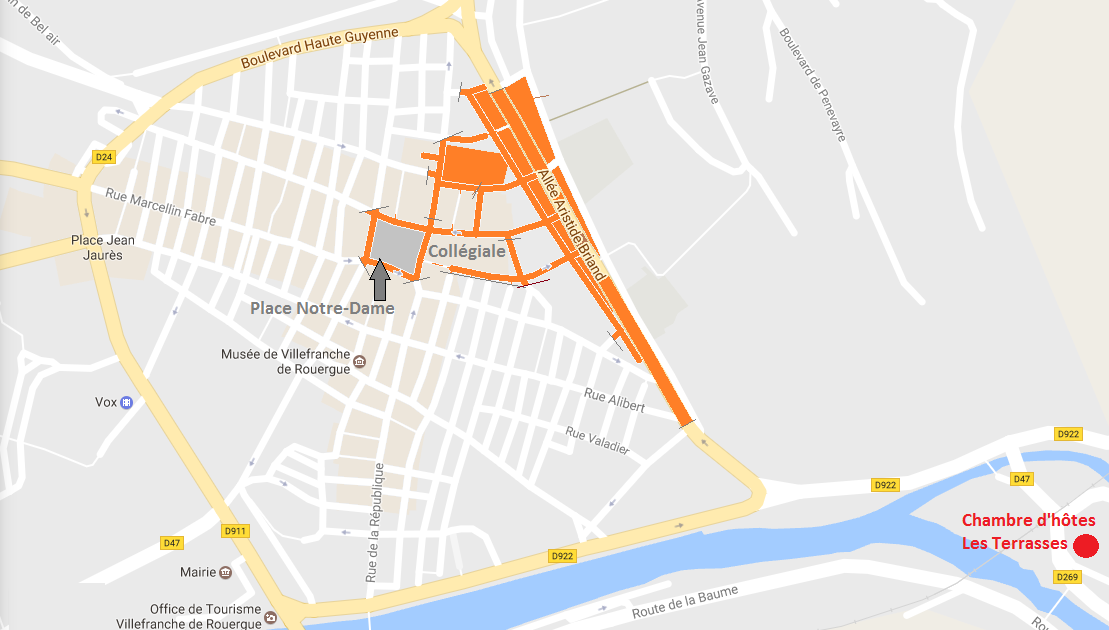plan marché villefranche de rouergue jeudi
